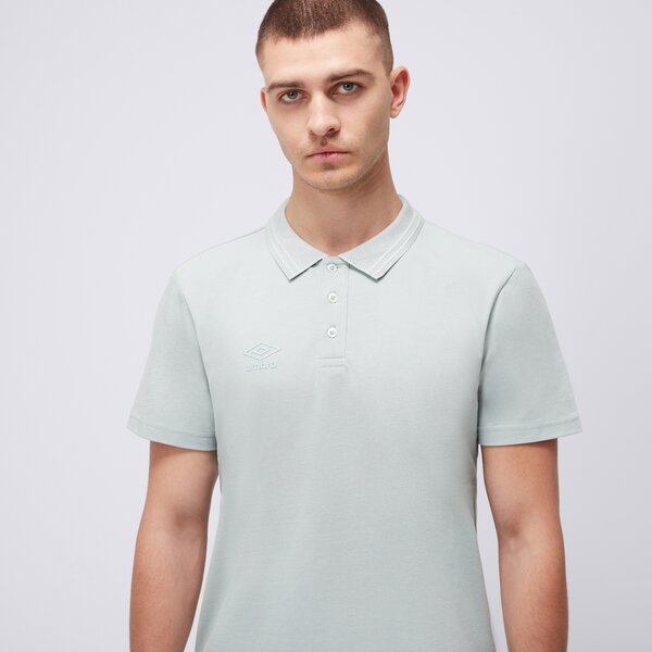 Koszulka polo męska UMBRO POLO ESS ul125pom90006 kolor zielony
