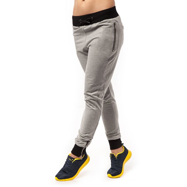 Spodnie dresowe damskie LOTTO SPODNIE SUMI lo15spd06001 kolor szary