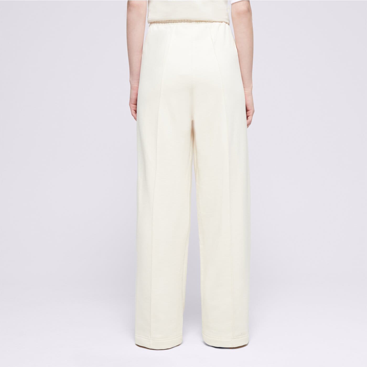 Spodnie dresowe damskie ADIDAS SPODNIE WIDE LEG PANT iz0292 kolor biały