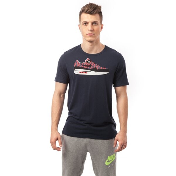 Koszulka męska NIKE T-SHIRT TEE-AIR MAX 644166451 kolor granatowy