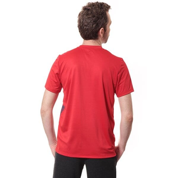 Koszulka męska UMBRO T-SHIRT TRAINING DIAMOND GRAPHIC POLY TEE 62571u7ra kolor czerwony