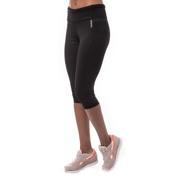 Spodnie dresowe damskie REEBOK SPODNIE SE PP CAPRI b86077 kolor czarny