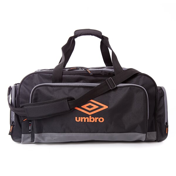 Torba sportowa damska UMBRO TORBA MEDIUM HOLDALL BLACK WHITE 30474ucih kolor czarny