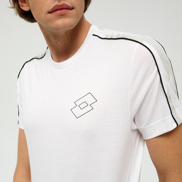 Koszulka męska LOTTO T-SHIRT LOGO VI JS 216698-0f1 kolor biały