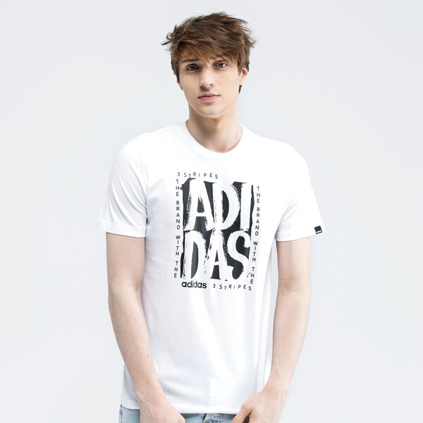 Koszulka męska ADIDAS T-SHIRT M STMP T fm6243 kolor biały