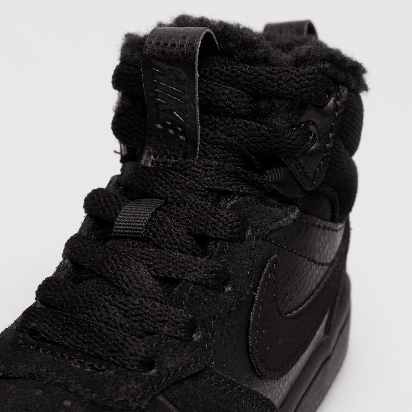 Buty dziecięce NIKE COURT BOROUGH MID 2 cq4026-001 kolor czarny