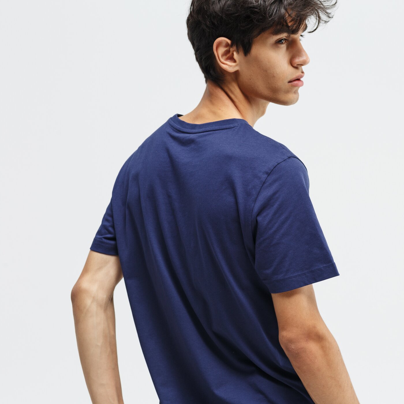 Koszulka męska PUMA T-SHIRT SS CAT BRAND GRAPHIC 58018606 kolor granatowy