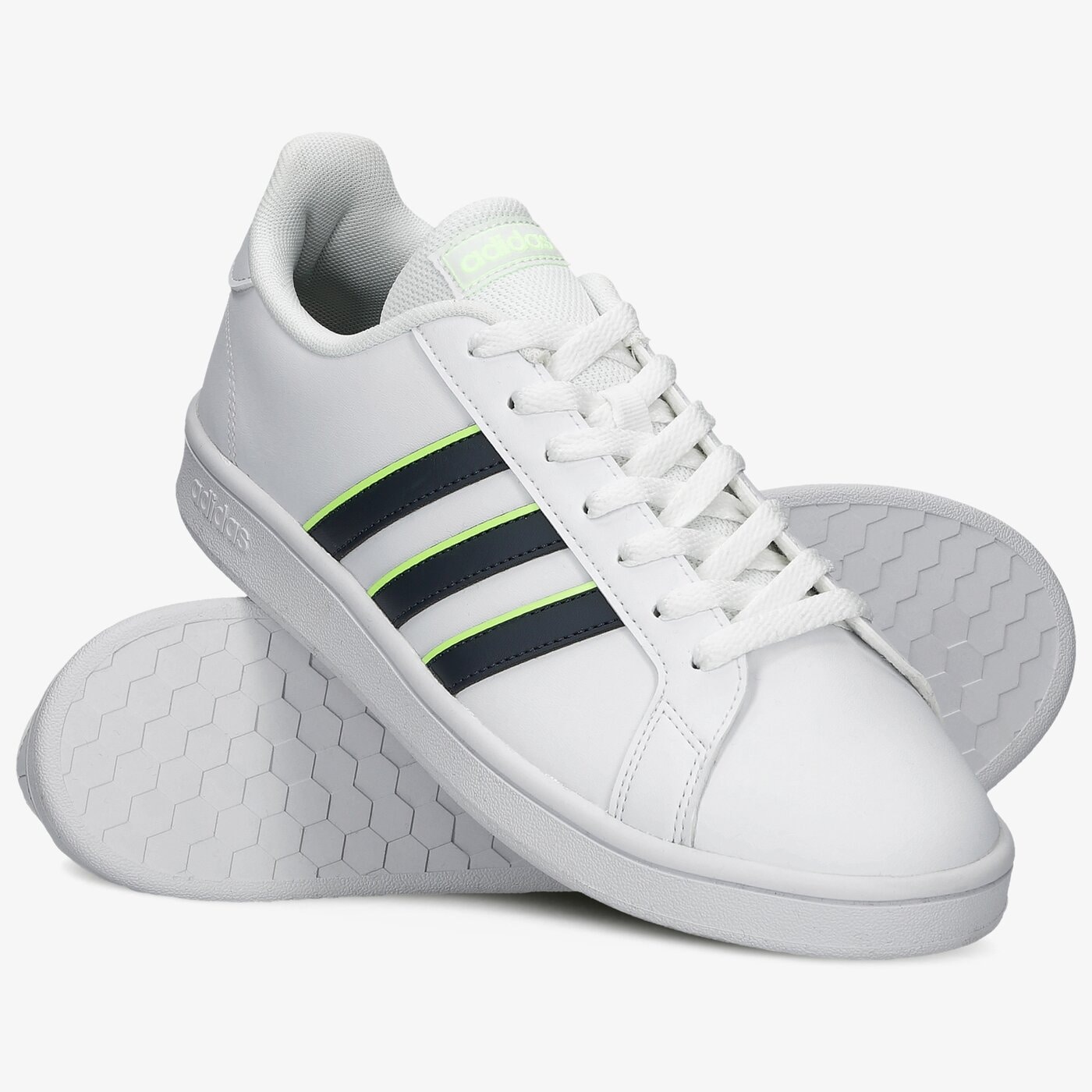 Buty sportowe męskie ADIDAS GRAND COURT BASE fv8472 kolor biały