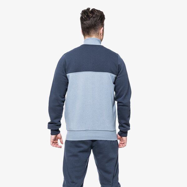 Bluza męska UMBRO BLUZA FLEECE ZIP THROUGH 65152ugkr kolor granatowy