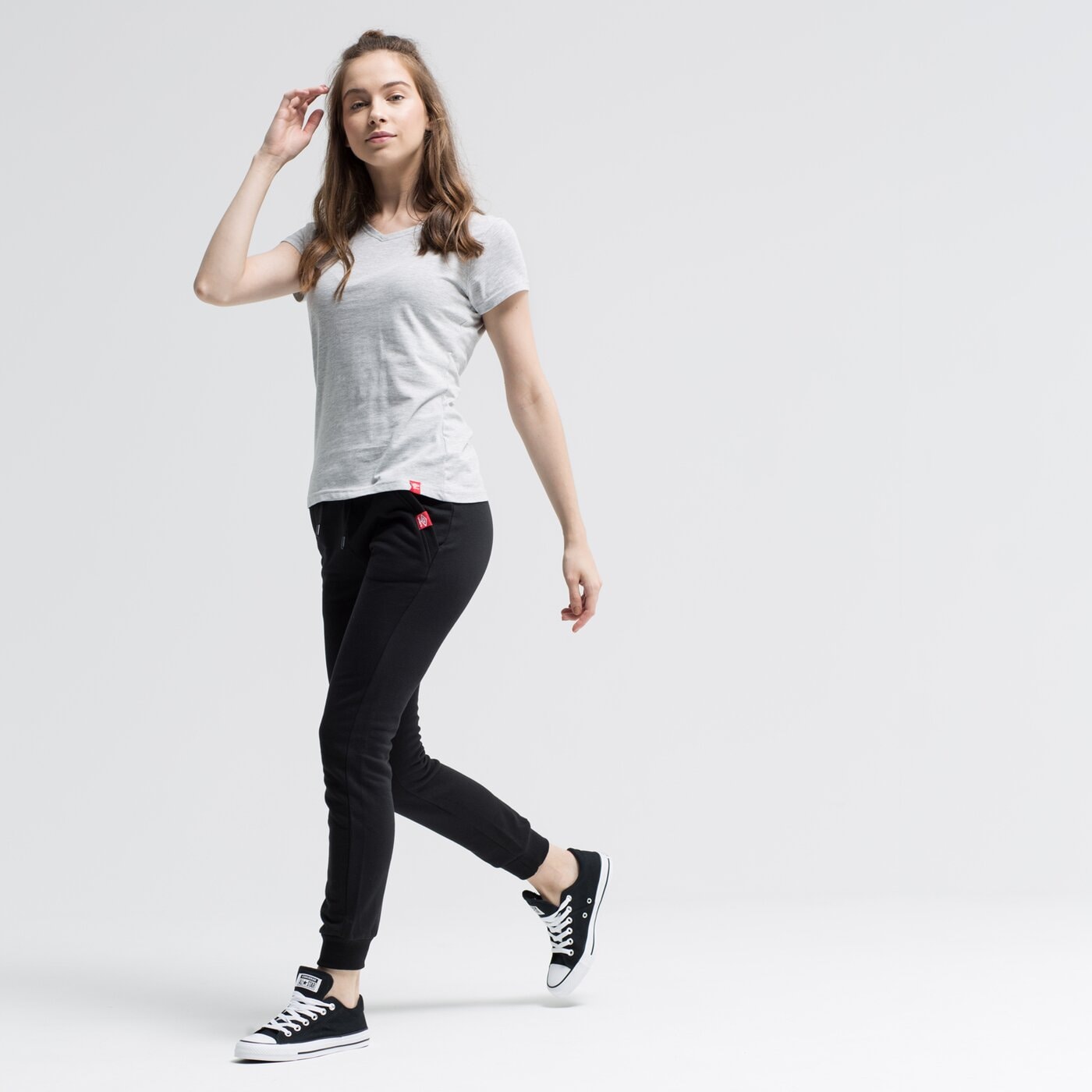 Spodnie dresowe damskie UMBRO SPODNIE BISTON ul39spd21002 kolor czarny