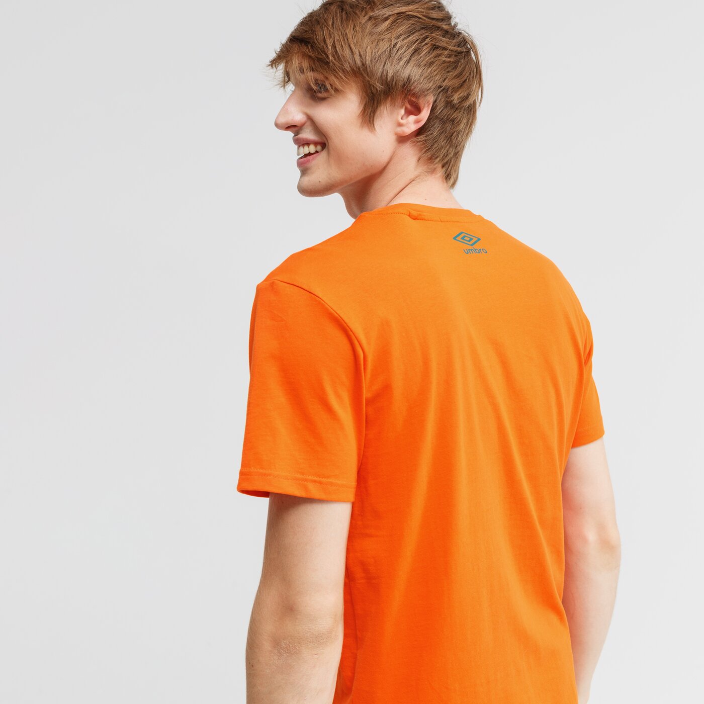 Koszulka męska UMBRO T-SHIRT ALGO ul120tsm36002 kolor pomarańczowy