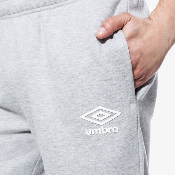 Spodnie dresowe męskie UMBRO SPODNIE FLEECE 64877up12 kolor szary