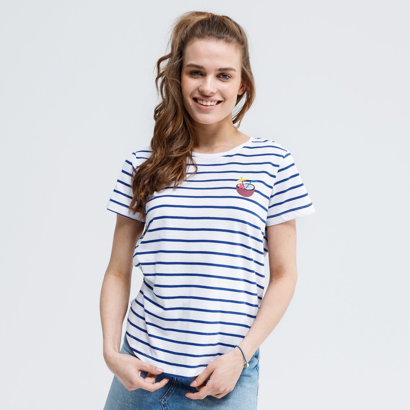 Koszulka damska UP8 T-SHIRT HENNY up120tsd29001 kolor biały