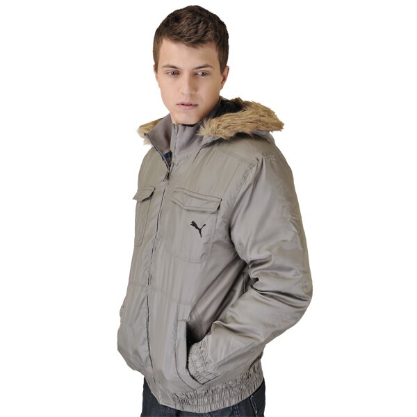 Kurtka zimowa męska PUMA KURTKA MENS ACTIVE BOMBER HD 55812602 kolor szary