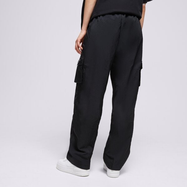 Spodnie dresowe damskie NIKE SPODNIE W NSW ESSENTIALS WVN HR CARGO do7209-010 kolor czarny