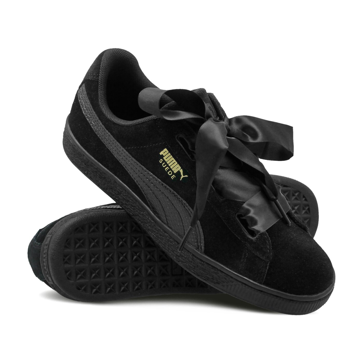 Buty dziecięce PUMA SUEDE HEART SNK JR 36491806 kolor czarny