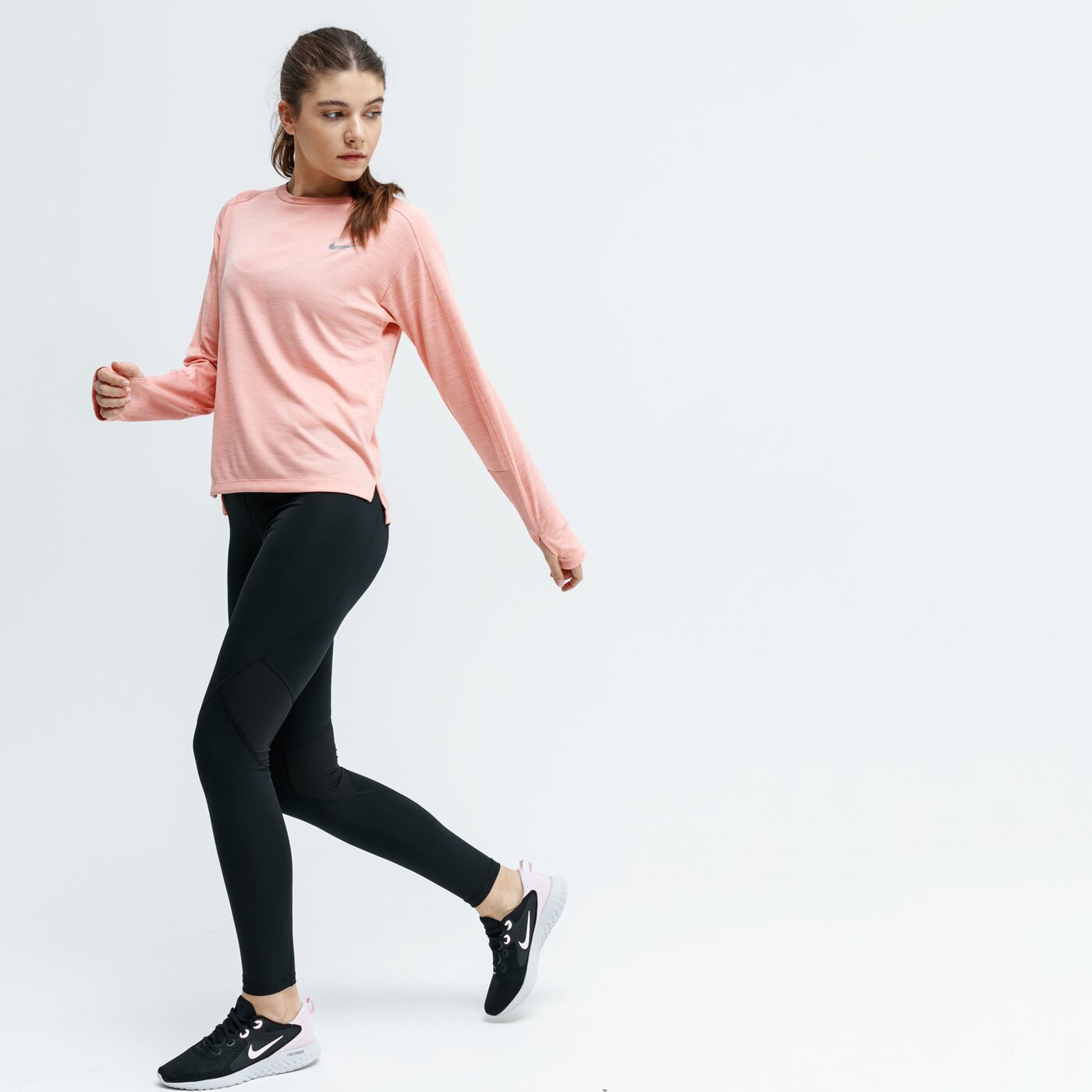 Bluza damska NIKE BLUZA W NK PACER 928609-606 kolor różowy