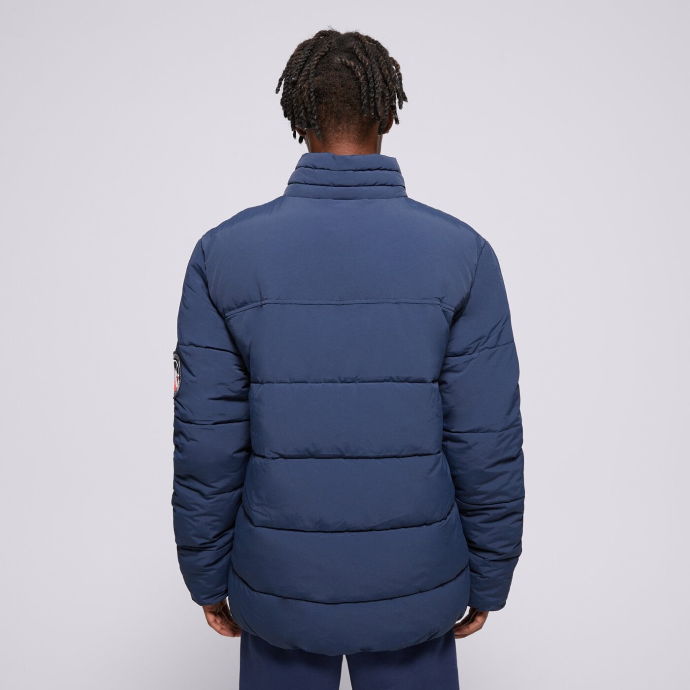 Kurtka zimowa męska ELLESSE KURTKA PUCHOWA NEBULA PADDED JACKET NAVY shr12789429 kolor granatowy