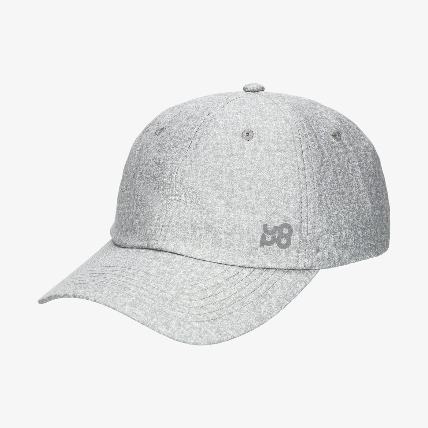 Czapka z daszkiem damska UP8 CZAPKA STRASS up120cap61001 kolor szary