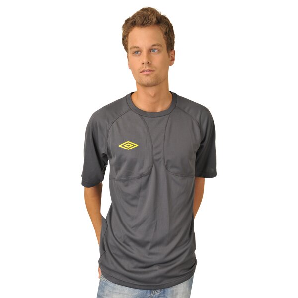 Koszulka męska UMBRO T-SHIRT GEOMETRA POLY TEE 60795uzri kolor szary