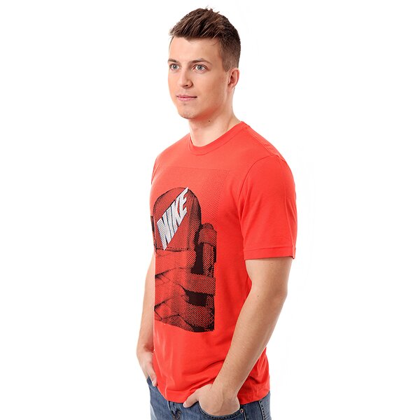 Koszulka męska NIKE T-SHIRT TEE-TONGUE TIED 589748633 kolor czerwony