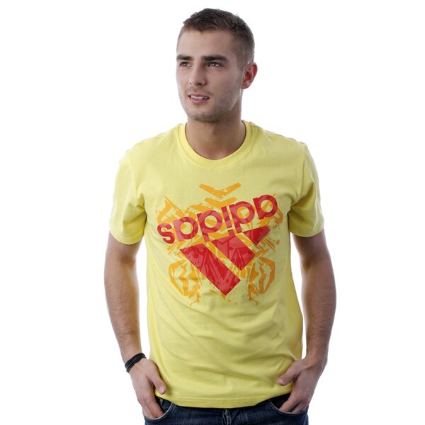 Koszulka męska ADIDAS T-SHIRT TWIST.IT TEE x27744 kolor żółty