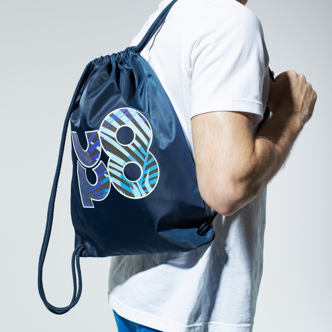 Plecak damski UP8 WOREK FLOREANA up120pld74001 kolor granatowy