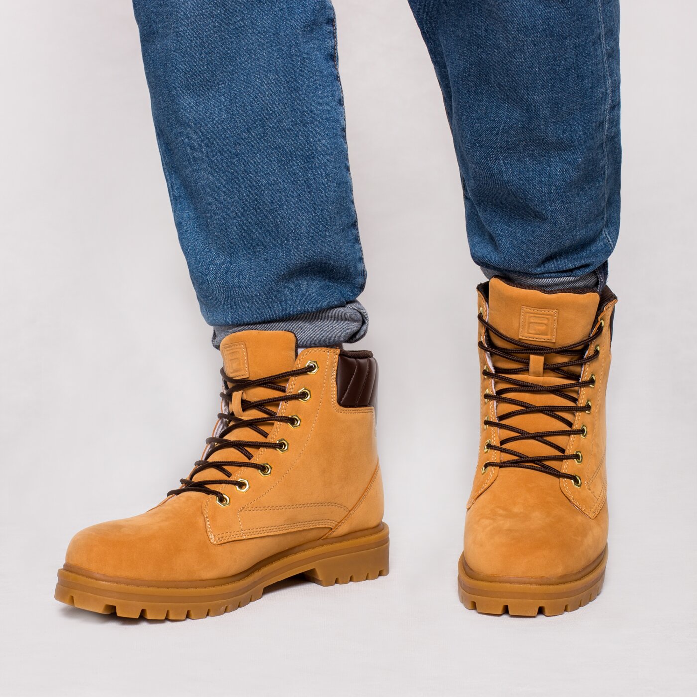 Trapery męskie FILA WEEHAUKEN 1hm01834248 kolor brązowy