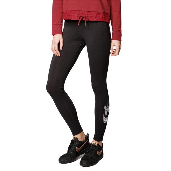 Spodnie dresowe damskie NIKE SPODNIE W NSW LEG-A-SEE LGGNG GX1 806231010 kolor czarny