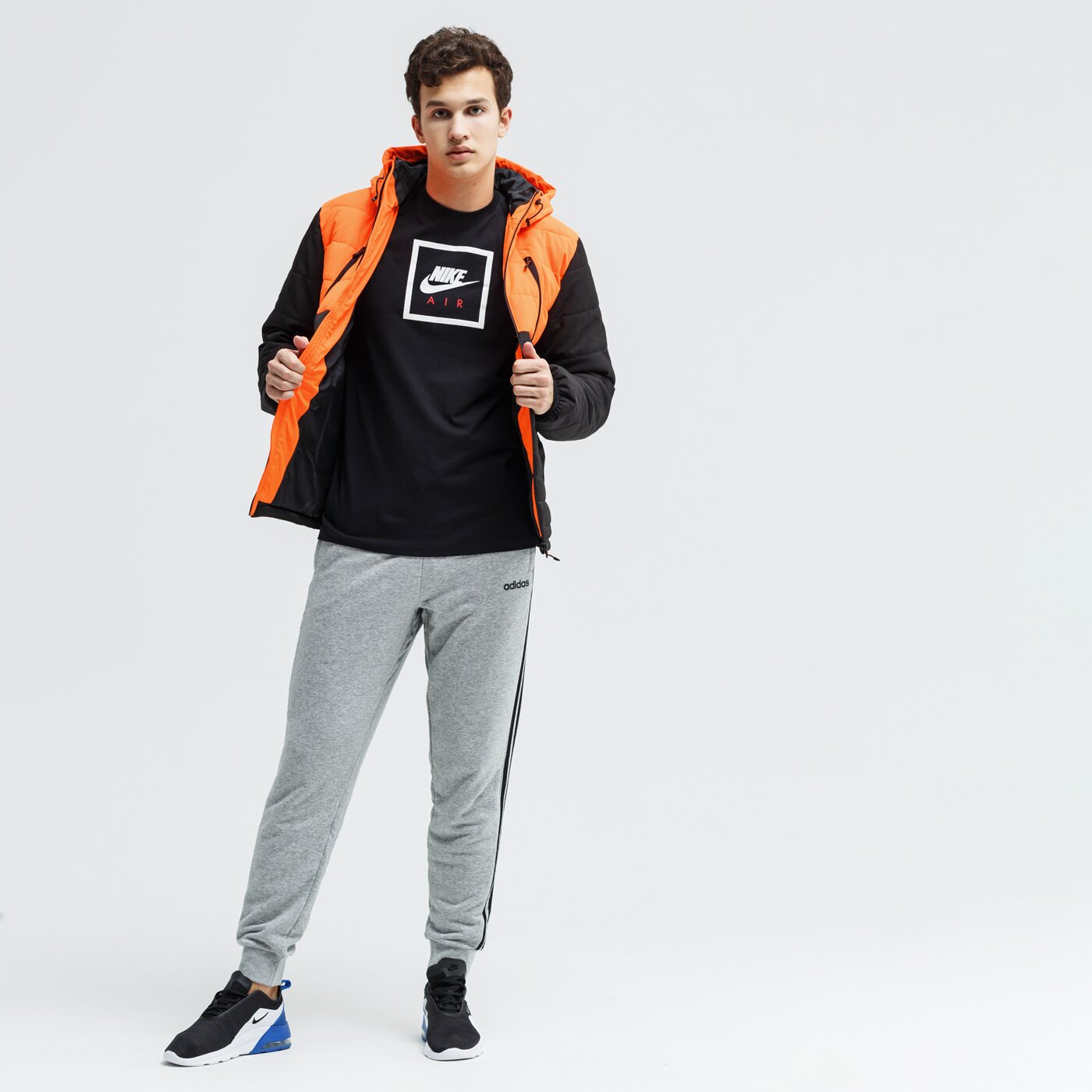 Koszulka męska NIKE T-SHIRT SS M NSW SS AIR 2 bv7639-010 kolor czarny