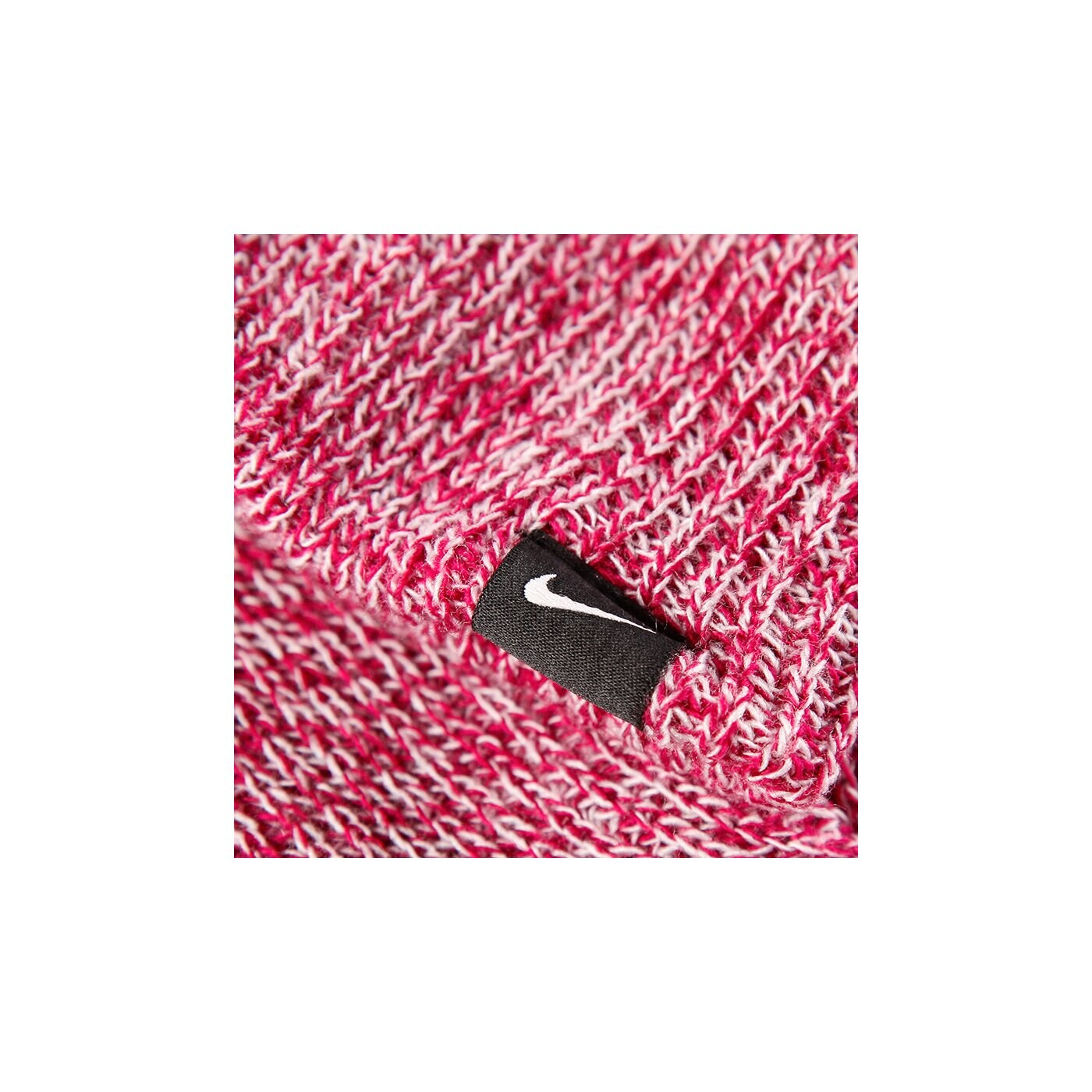 Czapka zimowa damska NIKE CZAPKA Z HEATHER KNIT BEANIE 507593602 kolor różowy