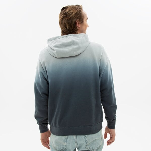 Bluza męska NIKE BLUZA M NK CLUB+ FT PO HD DIP DYE dq4621-070 kolor szary