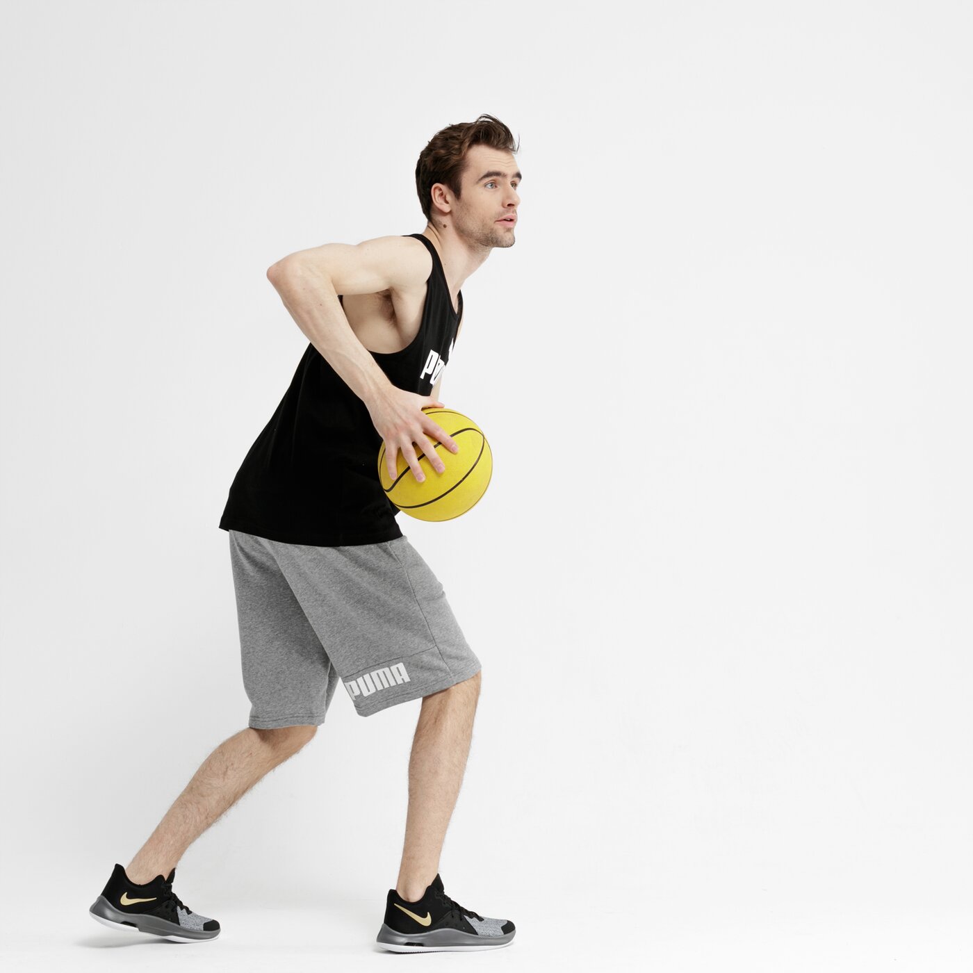 Spodenki męskie PUMA SZORTY AMPLIFIED 10" TR 85549803 kolor szary