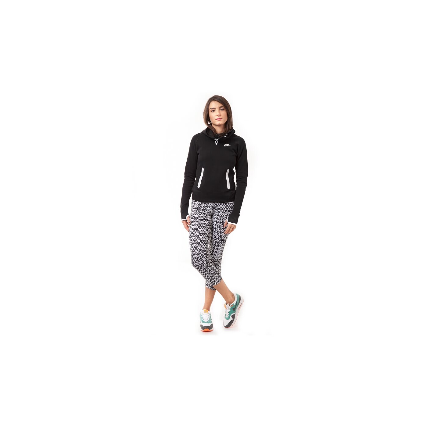 Bluza damska NIKE BLUZA TECH FLEECE HOODIE 642663011 kolor czarny
