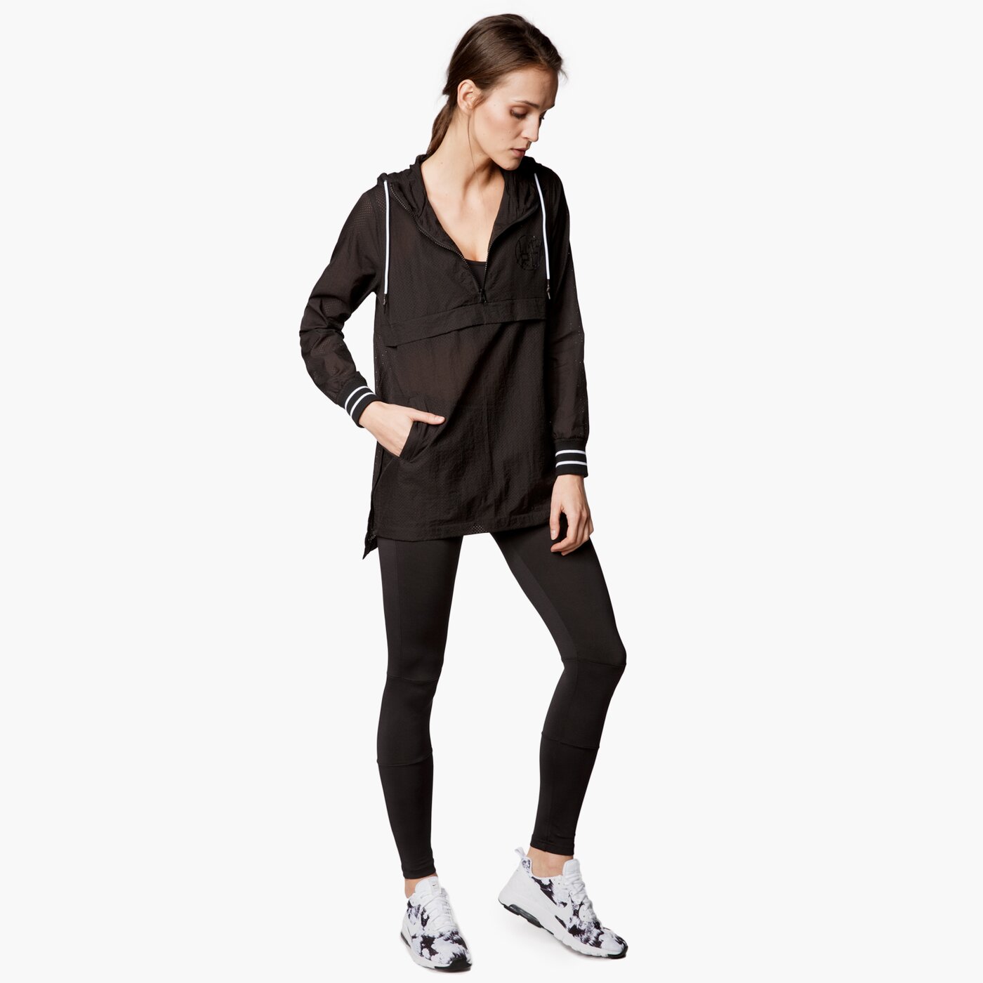 Kurtka przejściowa damska UMBRO KURTKA BOXEO ul17kud13001 kolor czarny