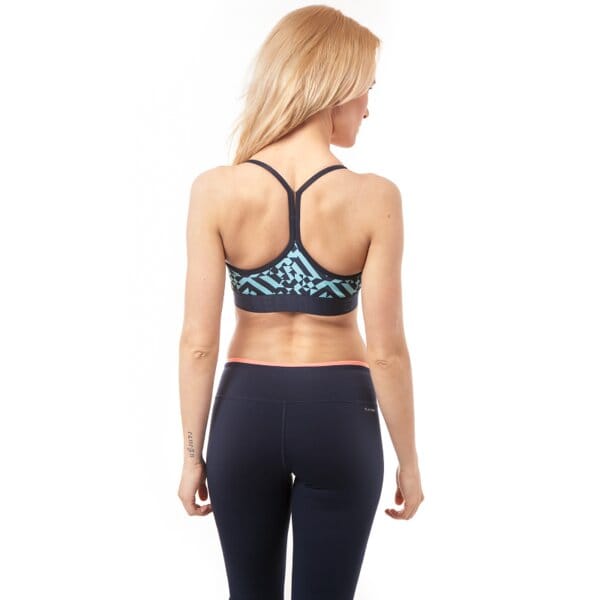 Top damski REEBOK TOP WOR P SHRT BRA b86304 kolor niebieski