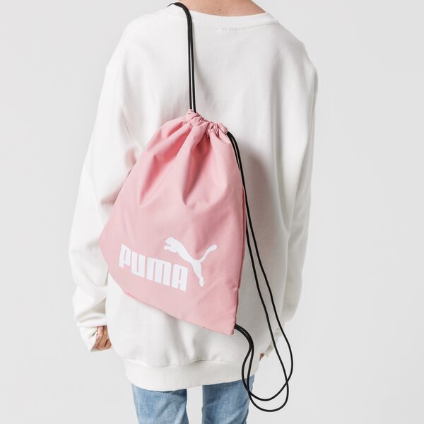 Plecak damski PUMA WOREK PUMA PHASE GYM SACK 7494329 kolor różowy