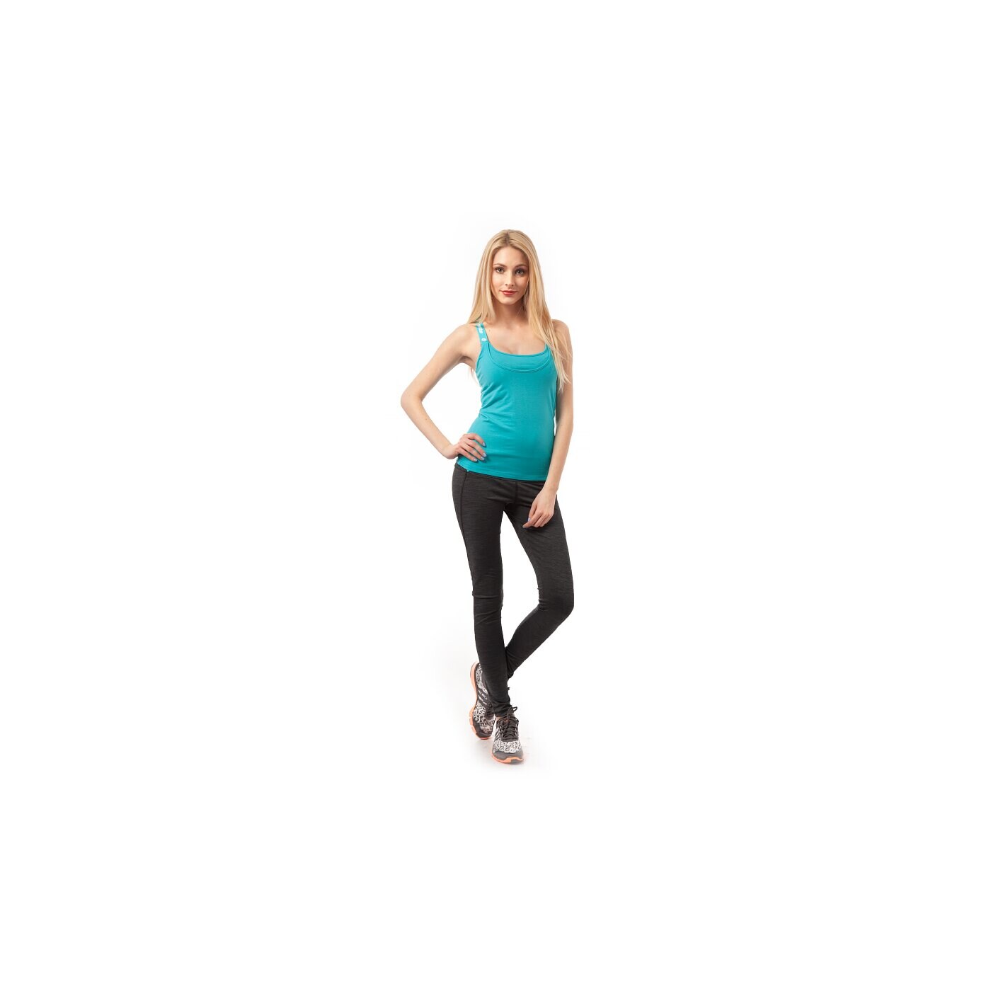 Koszulka damska LOTTO T-SHIRT TOMAK lo15tsd09001 kolor zielony