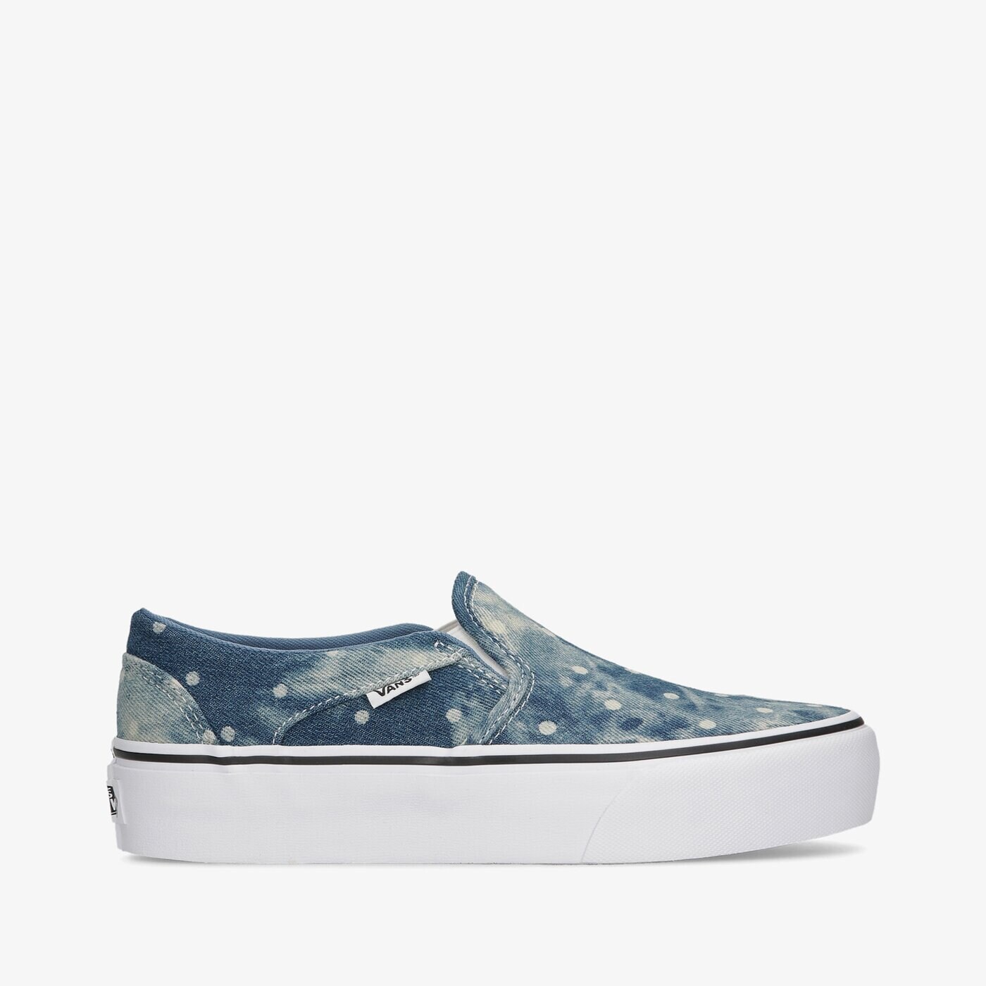 Buty sportowe damskie VANS WM ASHER PLATFORM vn0a3wmmbbc1 kolor niebieski