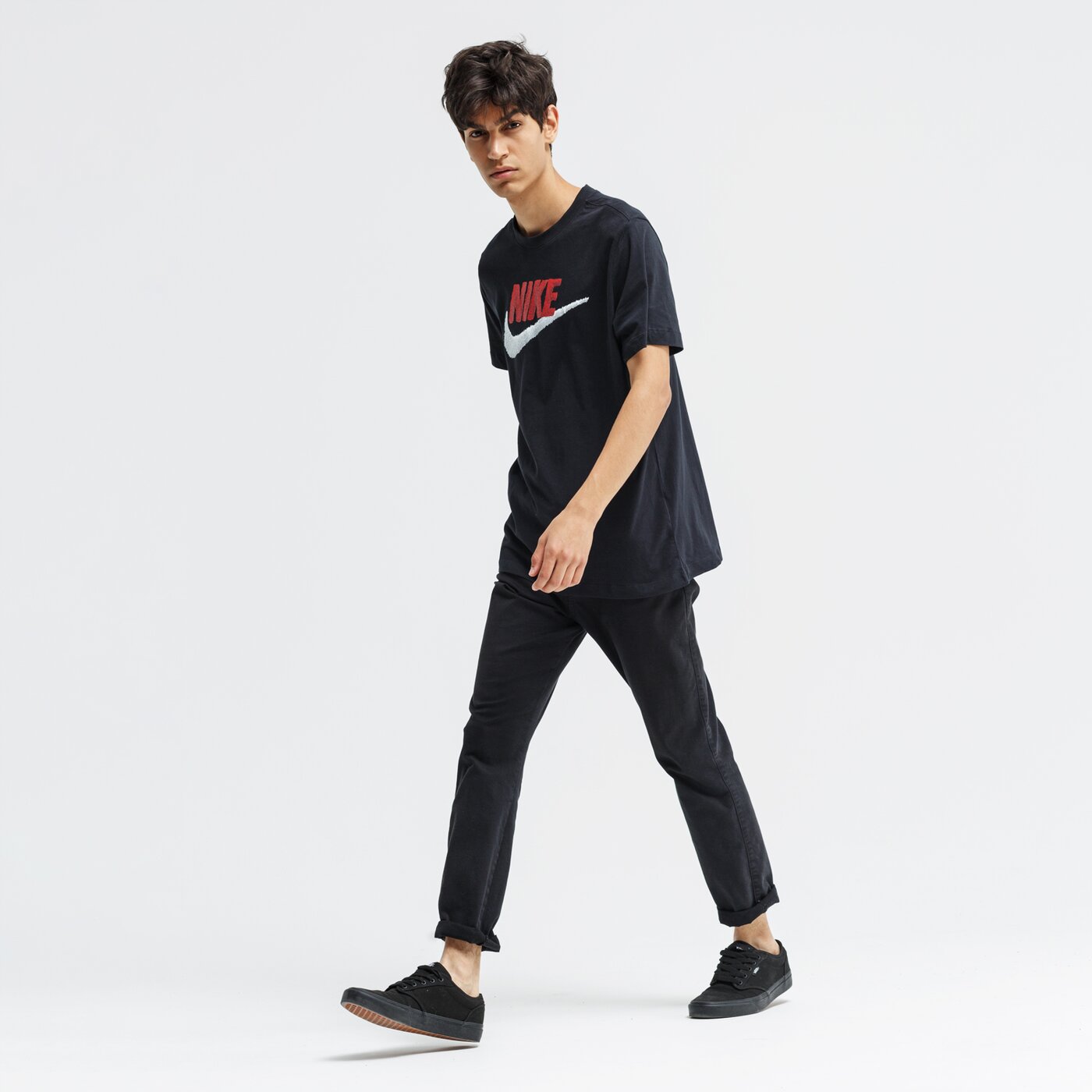 Koszulka męska NIKE T-SHIRT SS M NSW BRAND MARK ar4993-013 kolor czarny