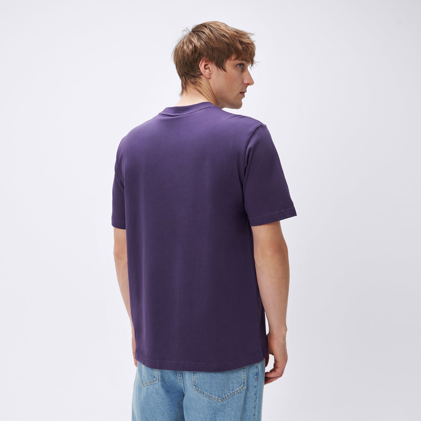 Koszulka męska ADIDAS T-SHIRT M SL SJ T jw6232 kolor fioletowy