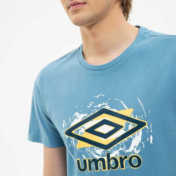 Koszulka męska UMBRO T-SHIRT REYDON ul322tsm01001 kolor niebieski