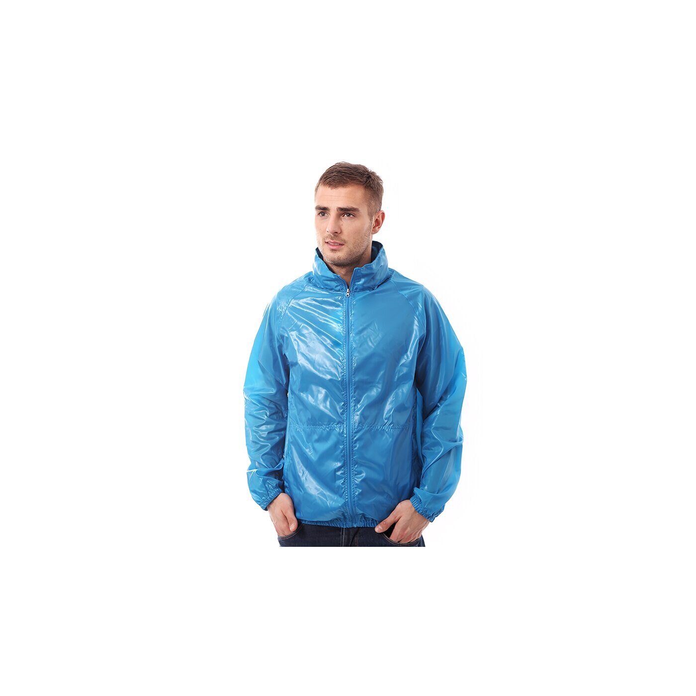 Kurtka przejściowa męska LOTTO KURTKA JACKET BRETT WN r0222 kolor niebieski