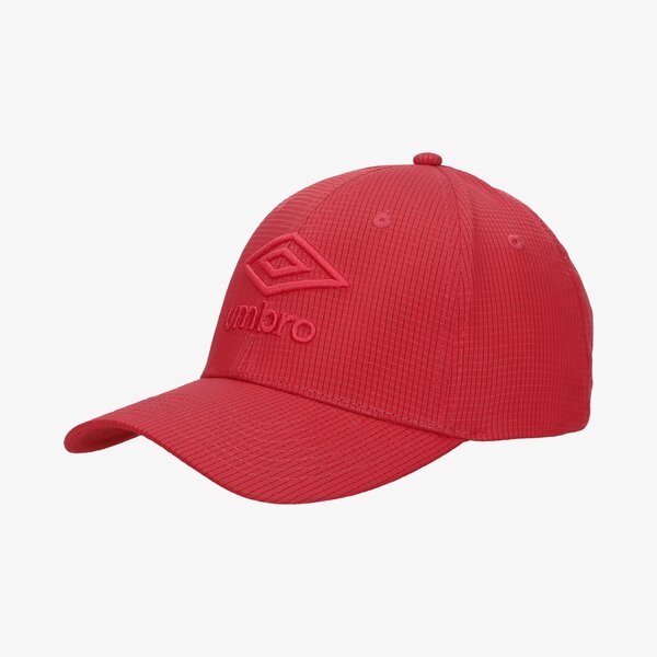 Czapka z daszkiem damska UMBRO CZAPKA LANCASTER up121cap04001 kolor czerwony