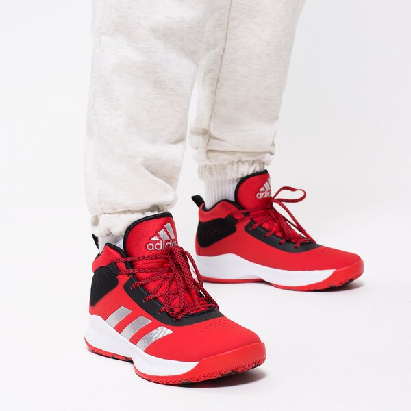 Buty dziecięce ADIDAS CROSS EM UP 5 K WIDE gx4791 kolor czerwony