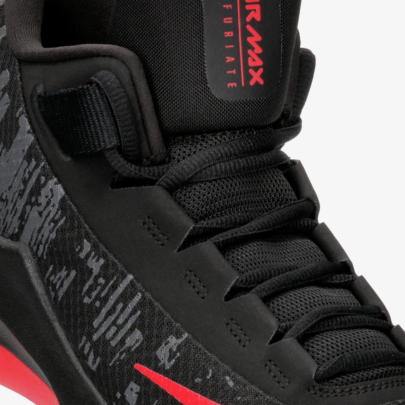 Buty do koszykówki (do kosza) męskie NIKE AIR MAX INFURIATE 2 MID aa7066066 kolor czarny