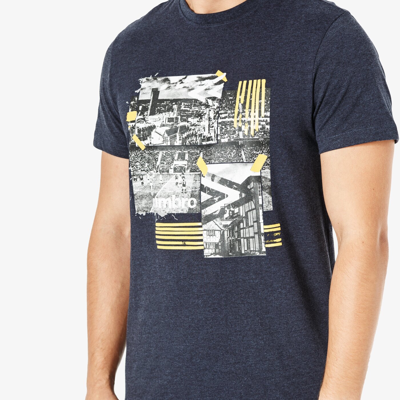 Koszulka męska UMBRO T-SHIRT SS RESULT ul38tsm56001 kolor granatowy