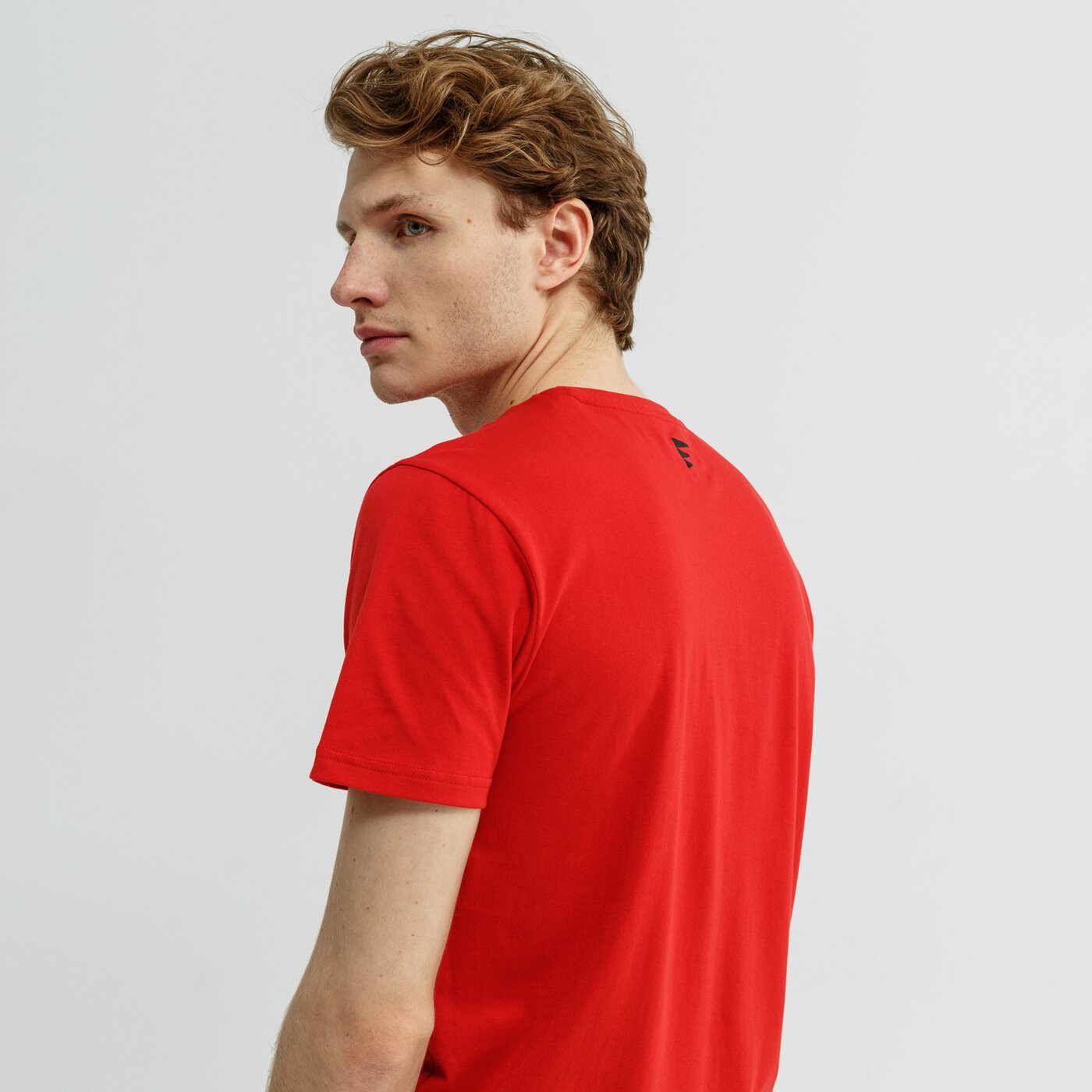 Koszulka męska FEEWEAR T-SHIRT SS TOMARILLO fw19tsm59001 kolor czerwony