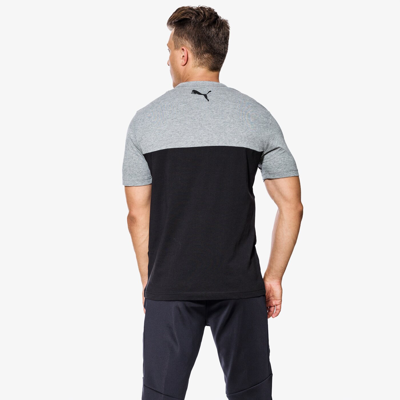 Koszulka męska PUMA T-SHIRT SS REBELBLOCK 59246931 kolor czarny