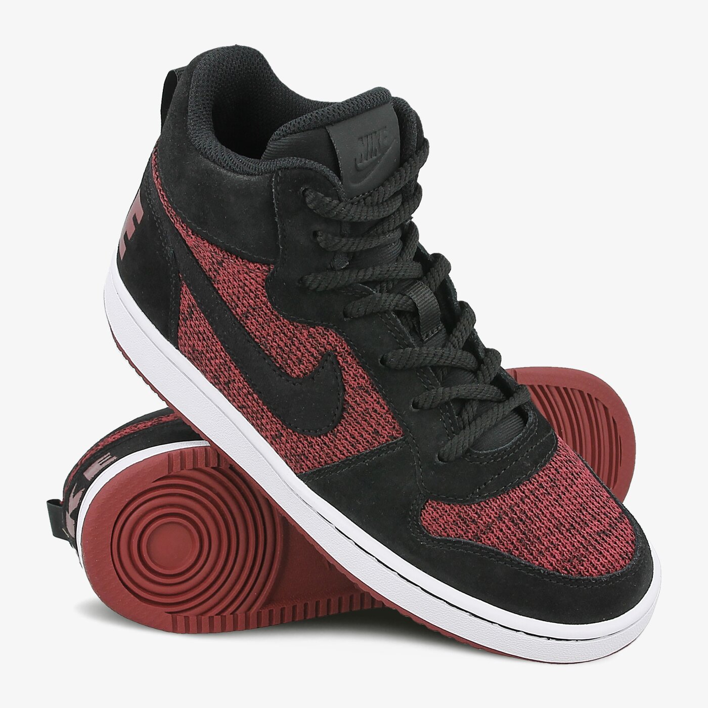 Buty dziecięce NIKE COURT BOROUGH MID SE BG. 918340003 kolor czarny